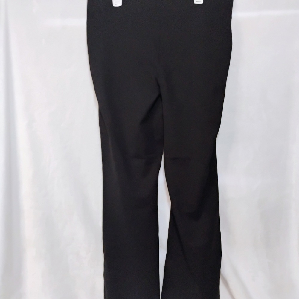 Maurices Womens XXL Black High Rise Flare Ponte Pants Pull On Stretch - Picture 2 of 7